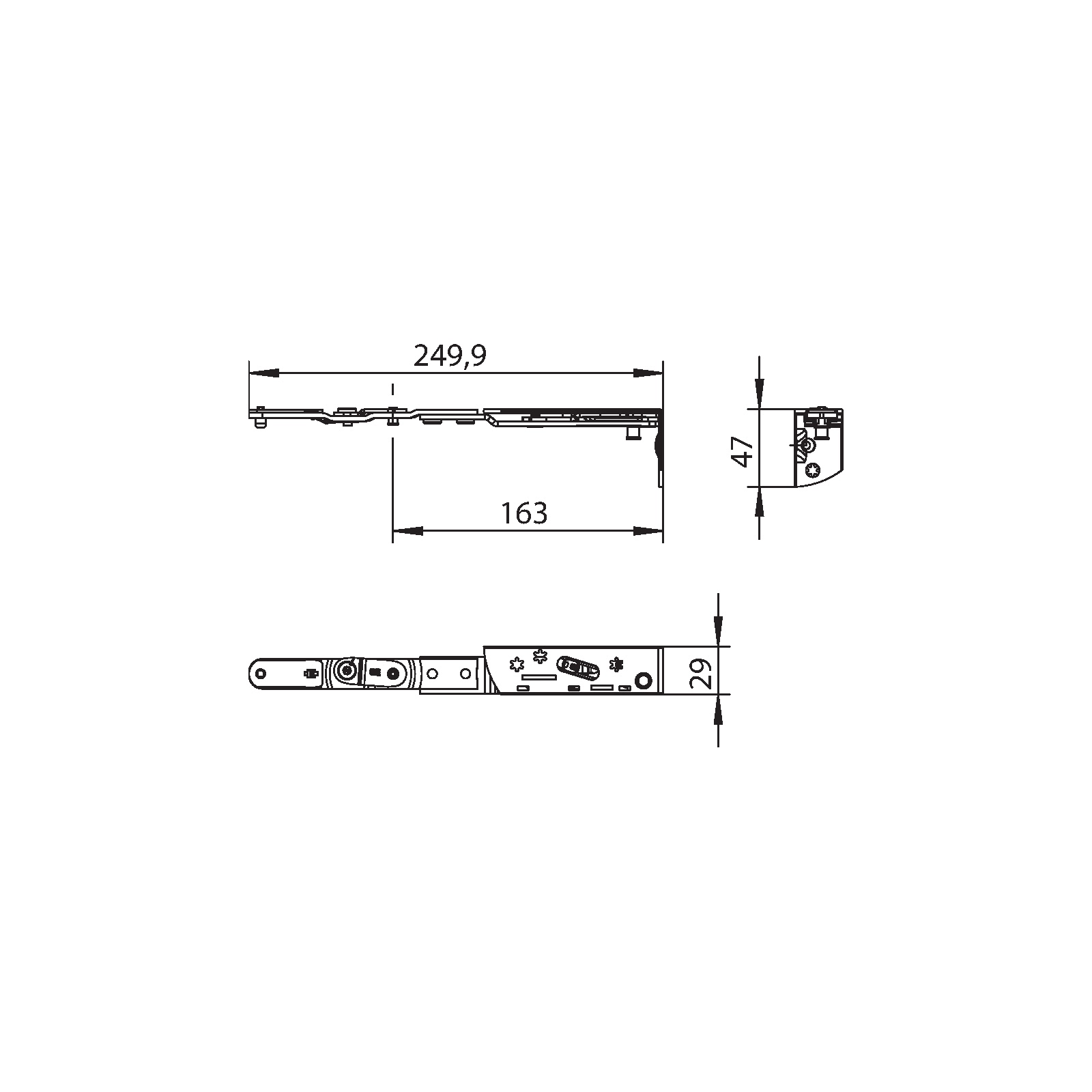 Winkhaus Drehlager DL.H.IF-N.29-13-13.RS