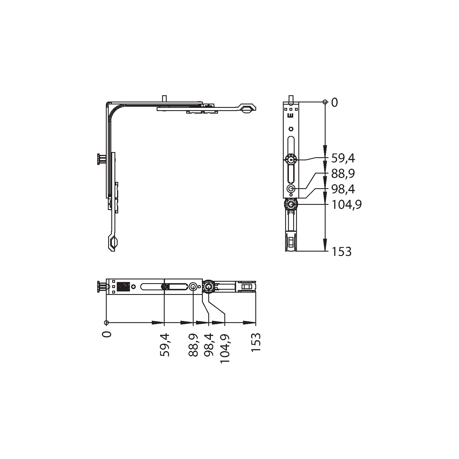 Winkhaus Eckumlenkung E2.N.KT