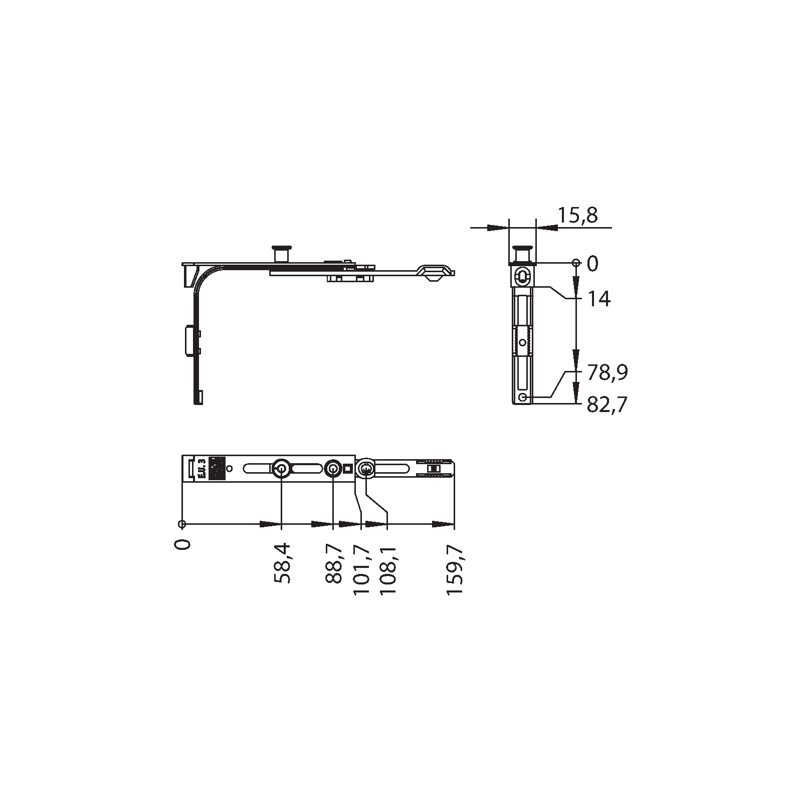 Winkhaus Eckumlenkung E.K.U.3