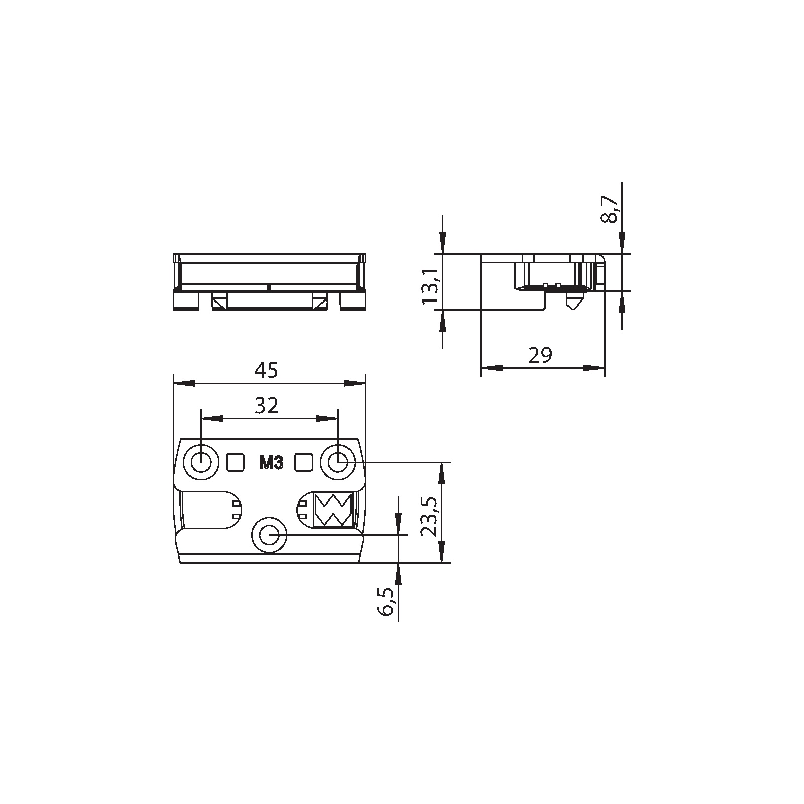 Winkhaus Sicherheitsschließblech SBS.K.228.W.M3.LK.SC