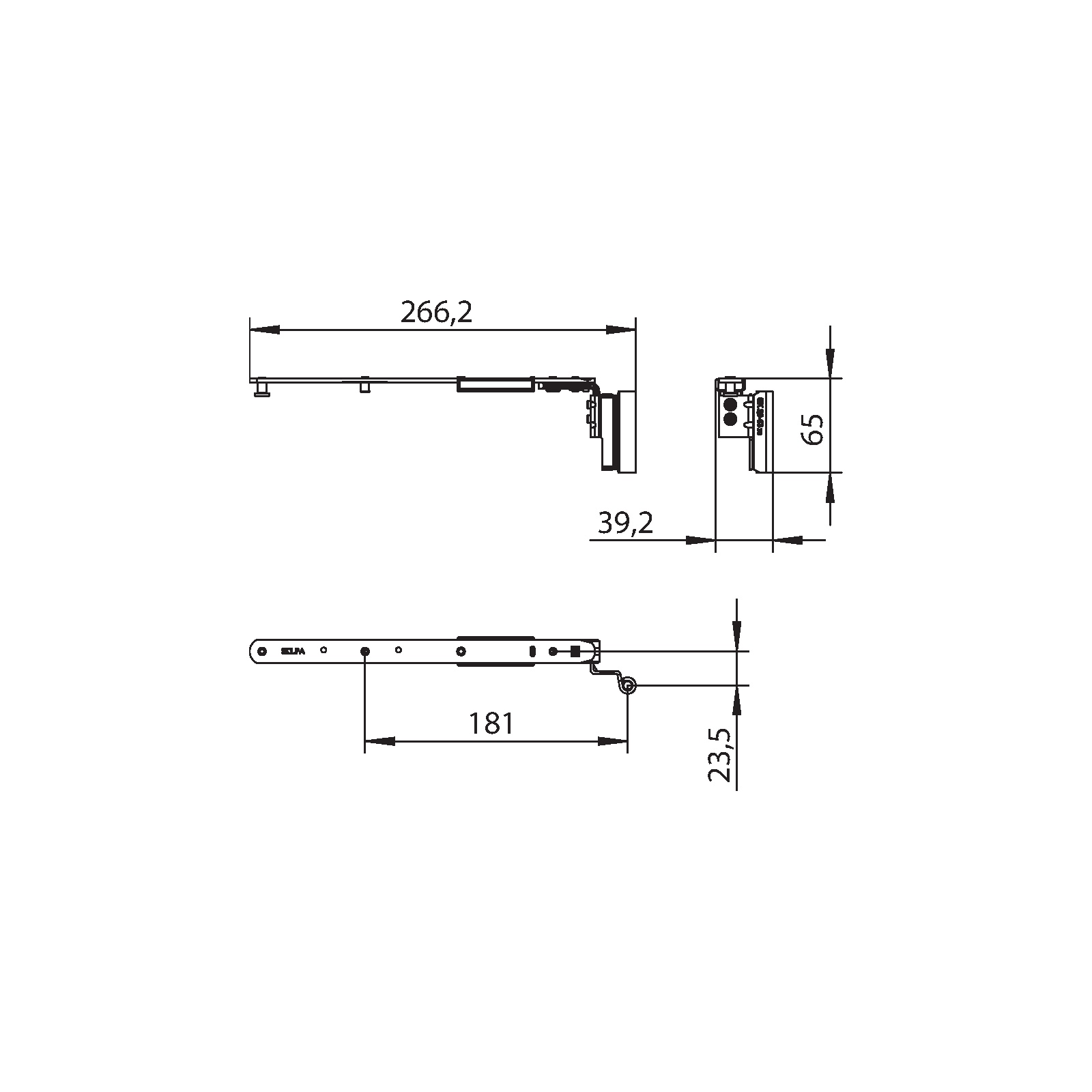 Winkhaus Schere SK1.PAD.20-13.RS