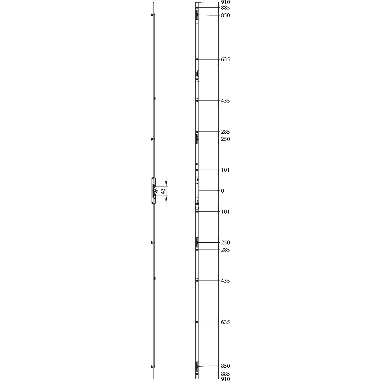 Winkhaus V.Getriebe GAVM.1820-4.D7,5.LK.GR