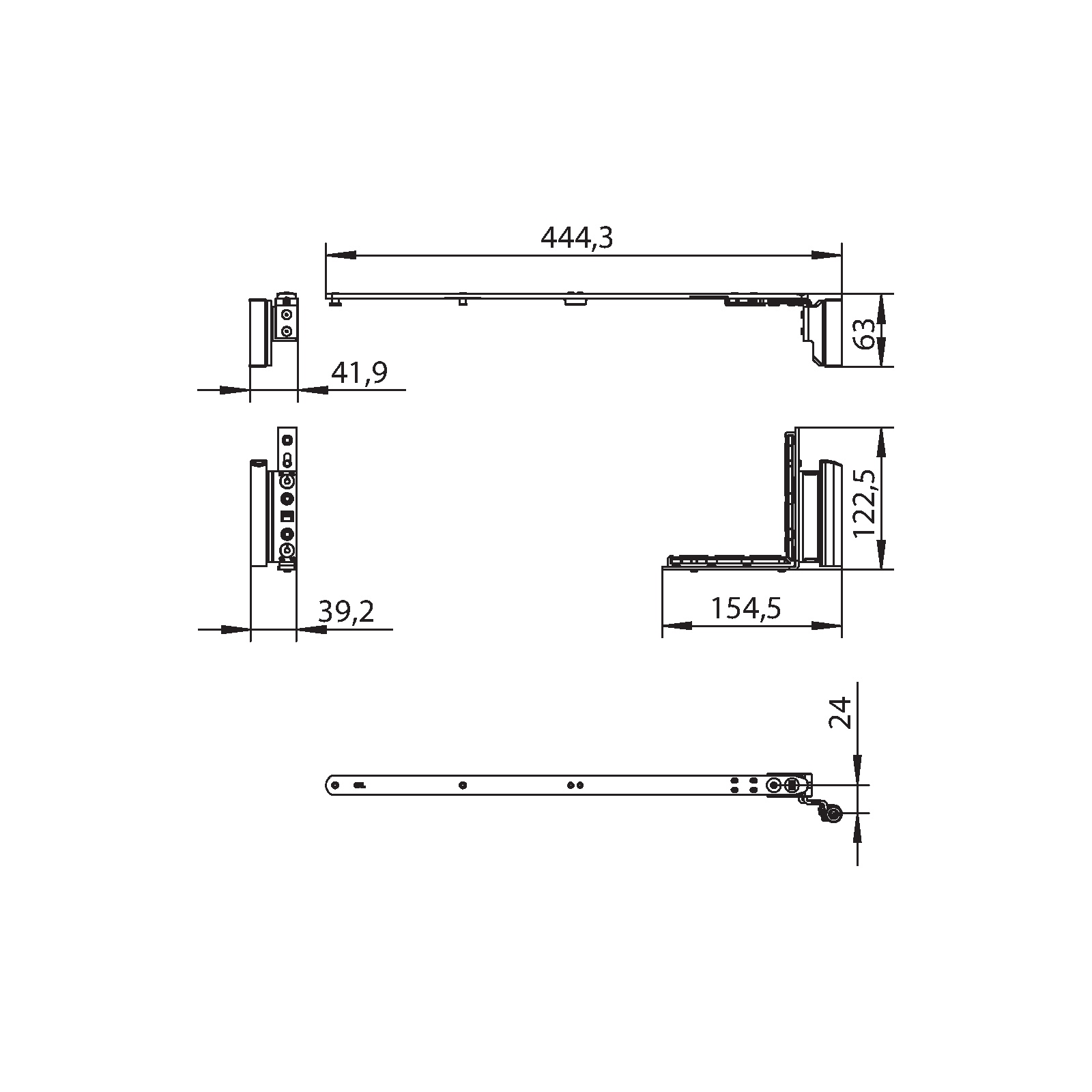Winkhaus Garnitur FXL.18-13.RS.F9
