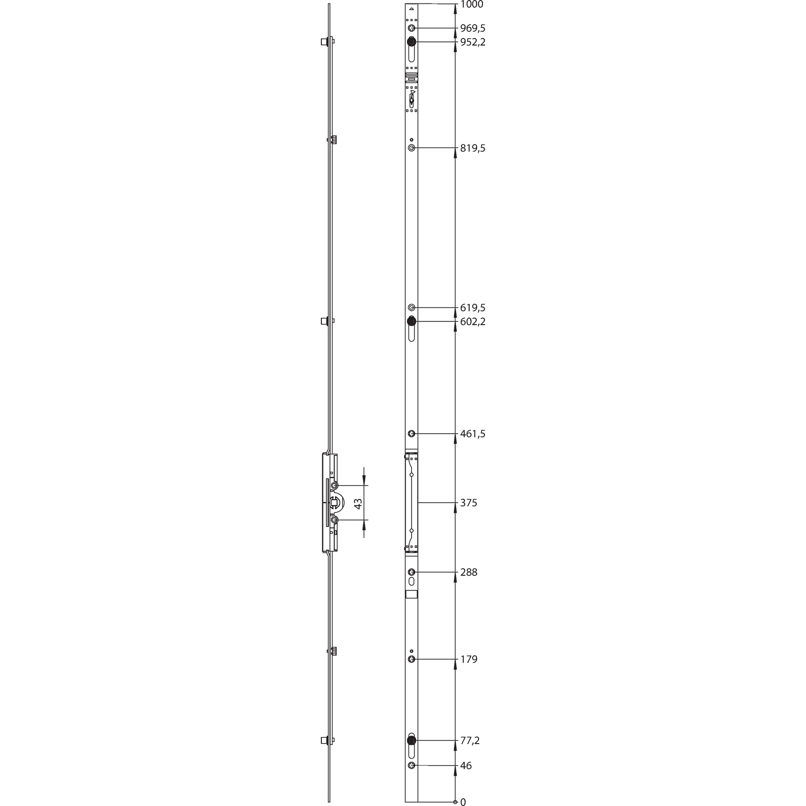 Winkhaus V.Getriebe GK.OF.1000-3.D7,5