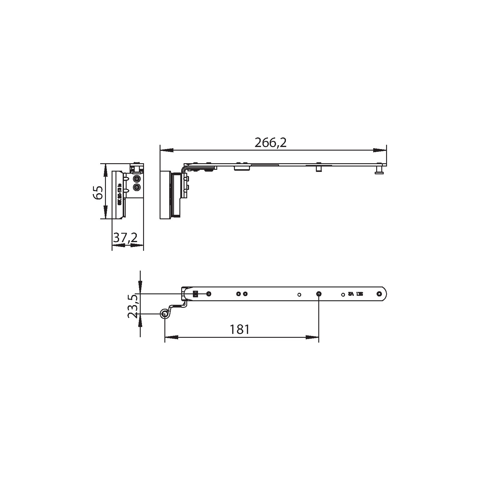 Winkhaus Schere SK1.20-13.LS.LK.GR