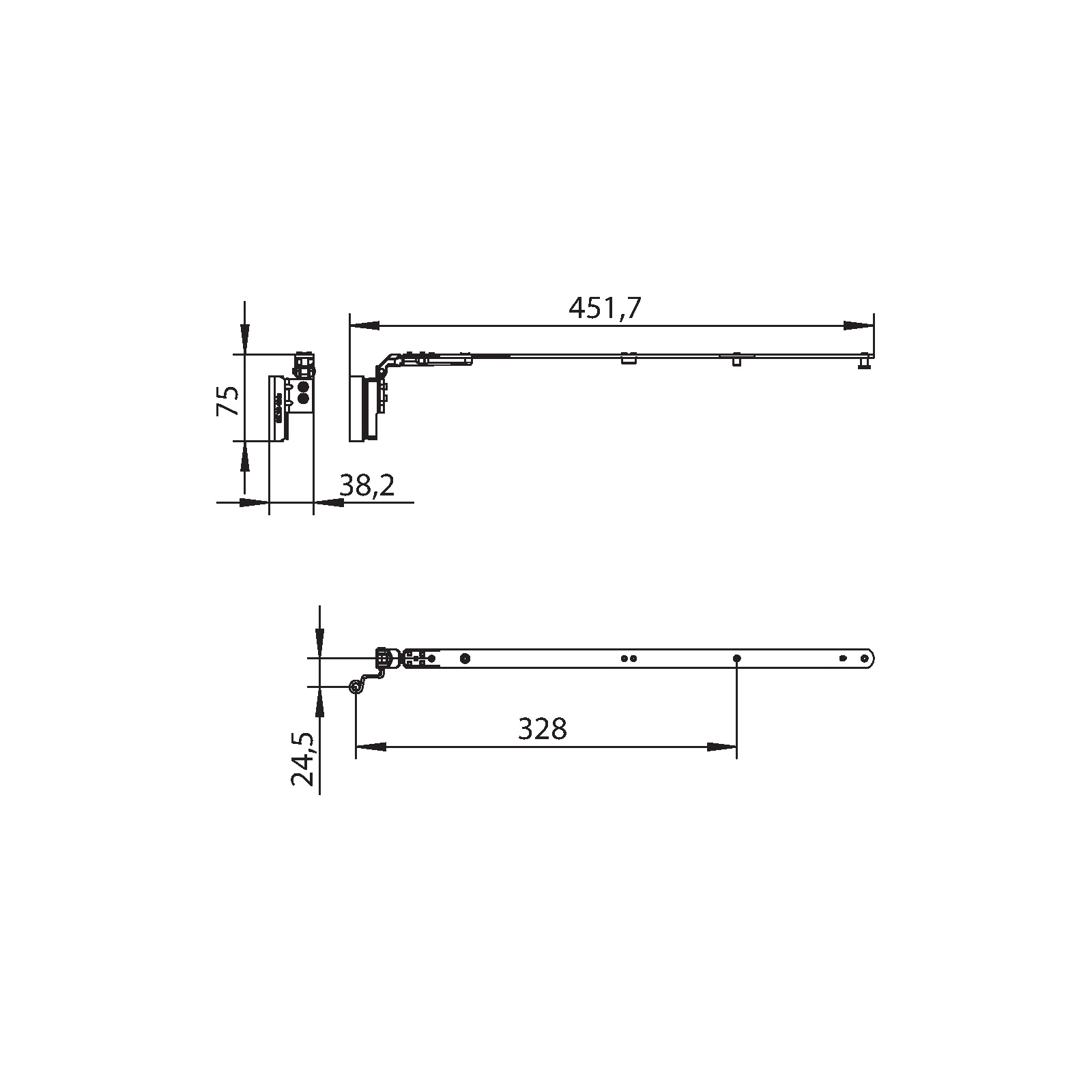 Winkhaus Schere SK2.A.18-13.LS.F9