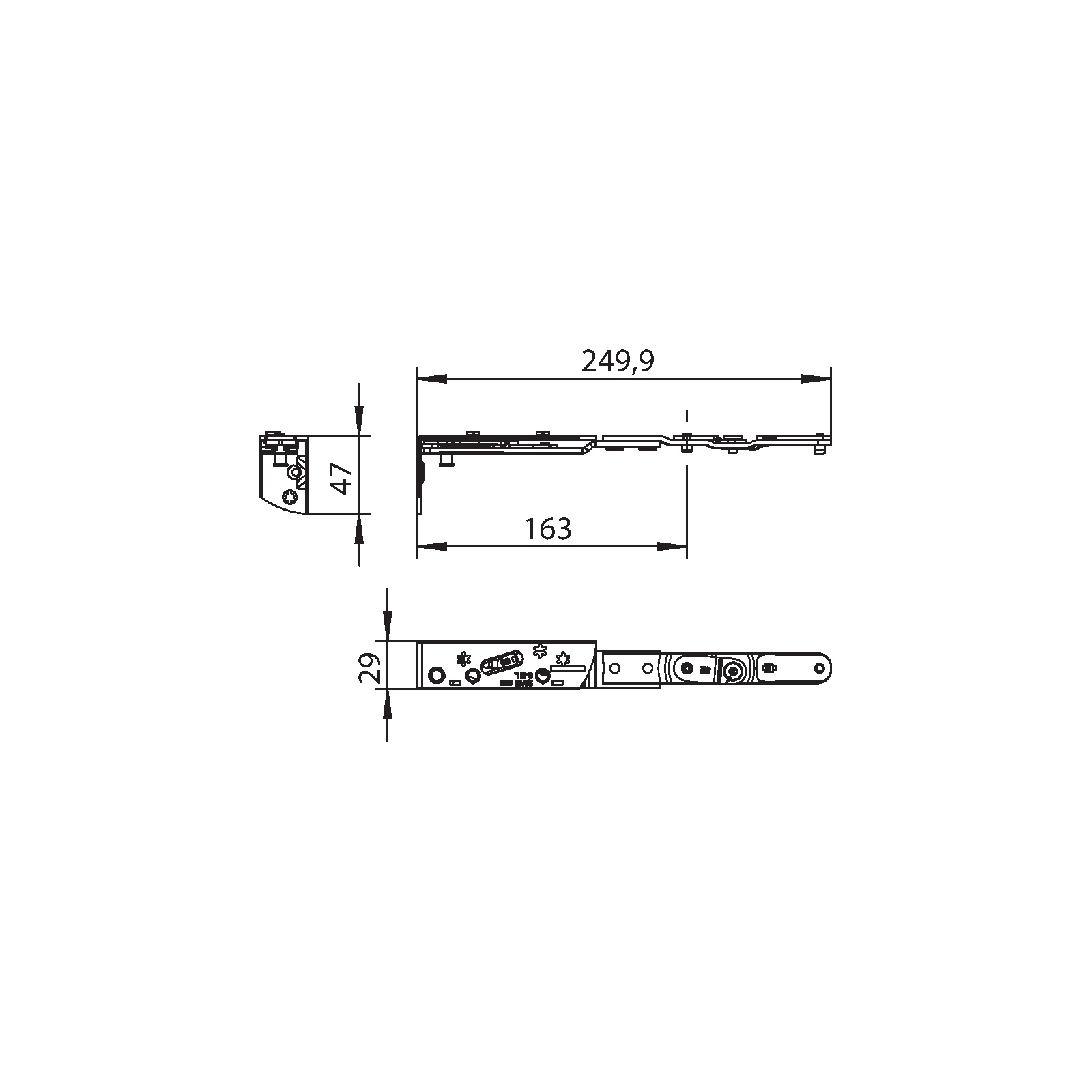 Winkhaus Drehlager DL.H.IF-N.29-13-13.Z.8-2.LS