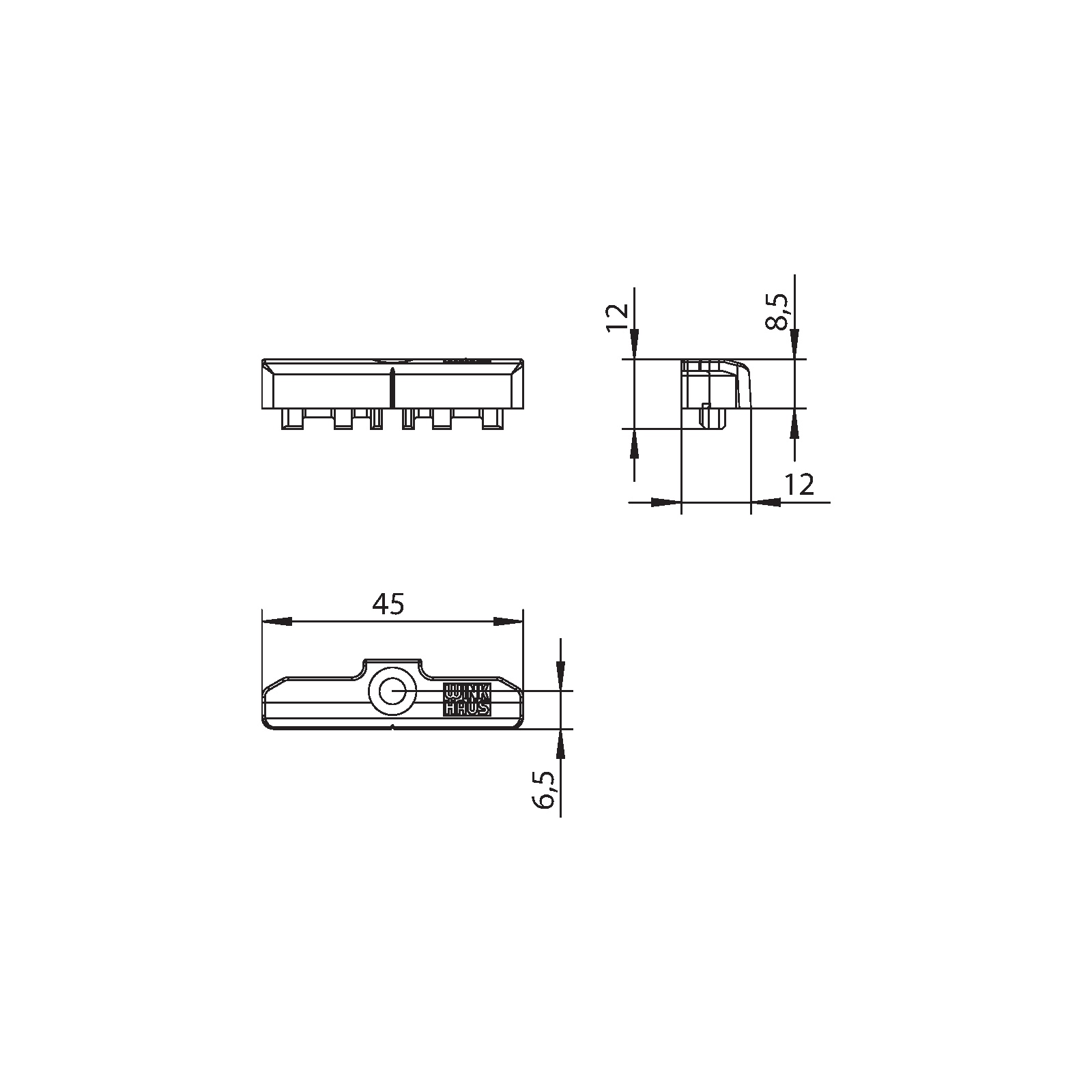 Winkhaus Schließblech SBA.K.552+0,5