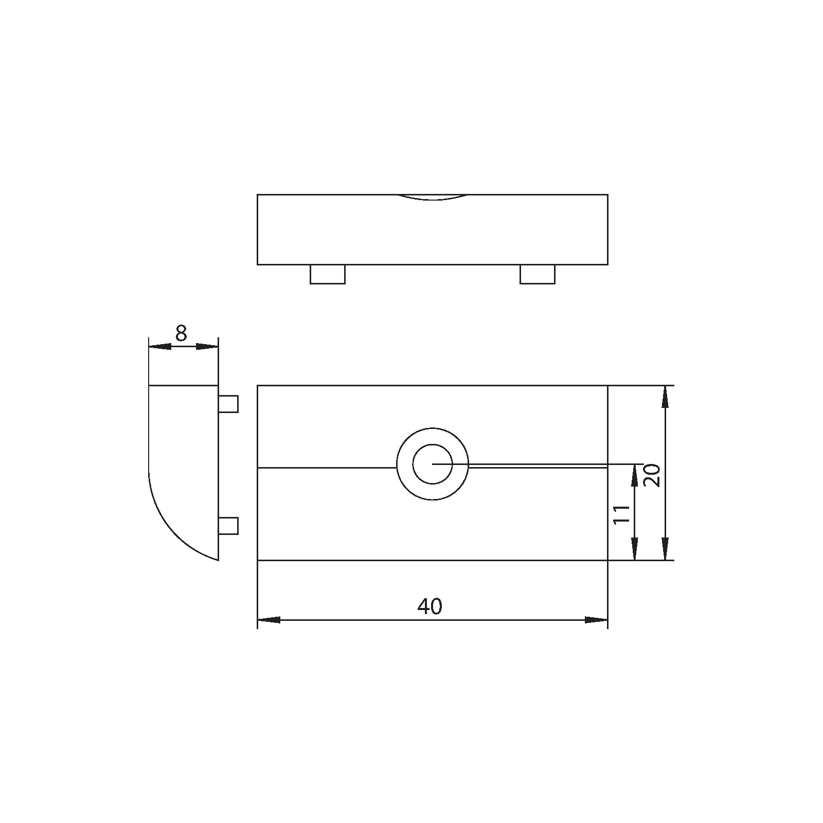 Winkhaus Auflauf FR 8.5/8 SL