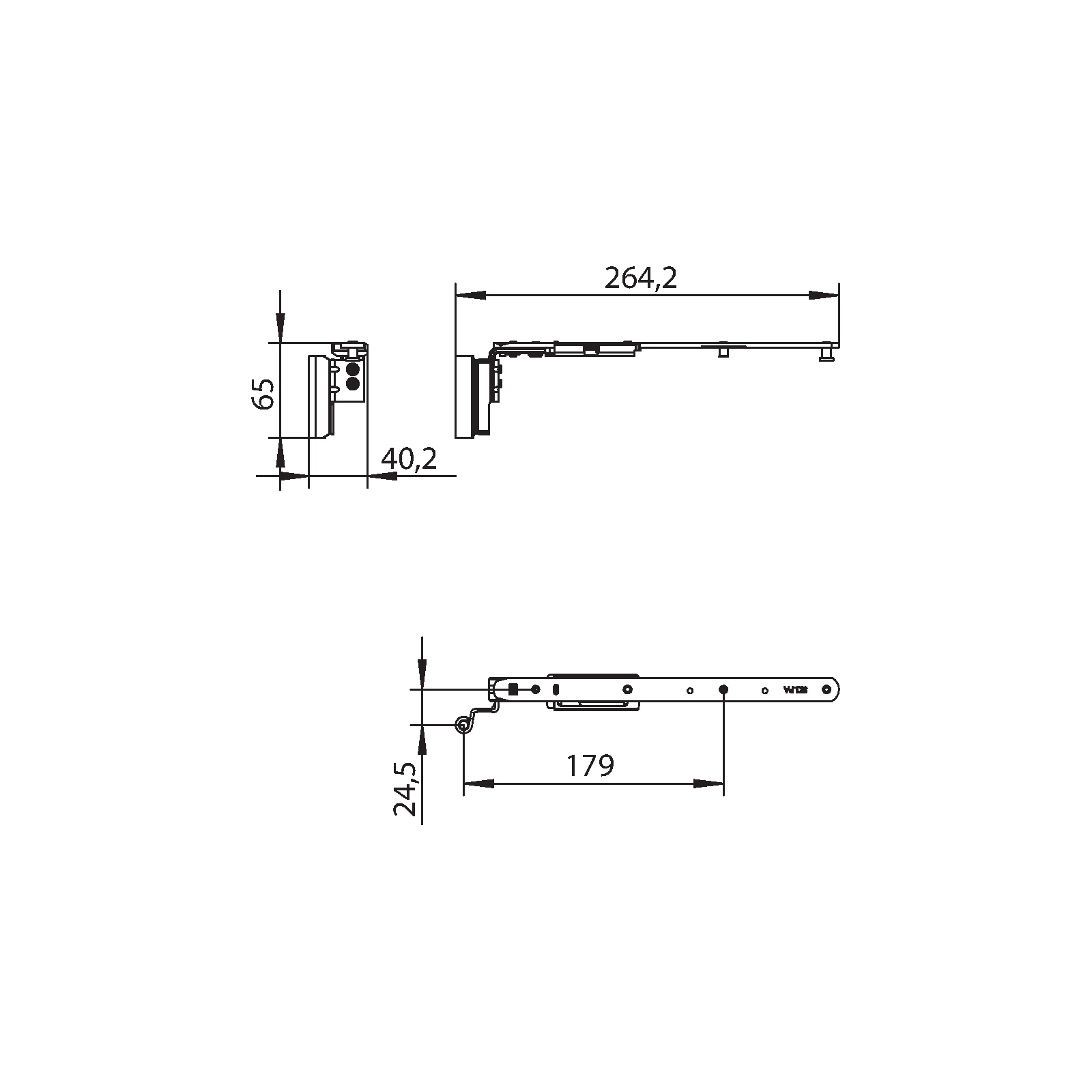Winkhaus Schere SC1.PA.18-13.LS.F9