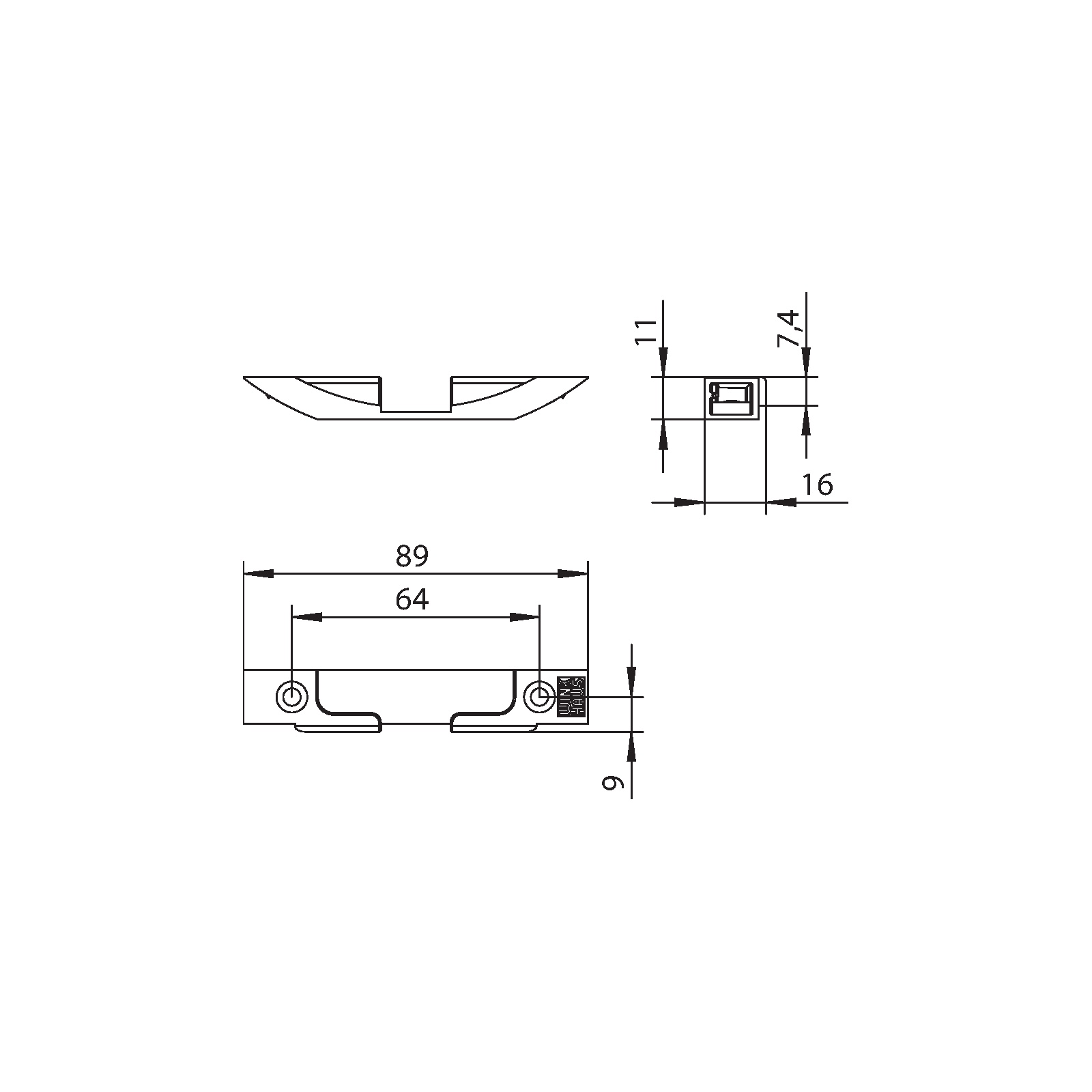 Winkhaus Schließblech SBA.OF.H.4-9