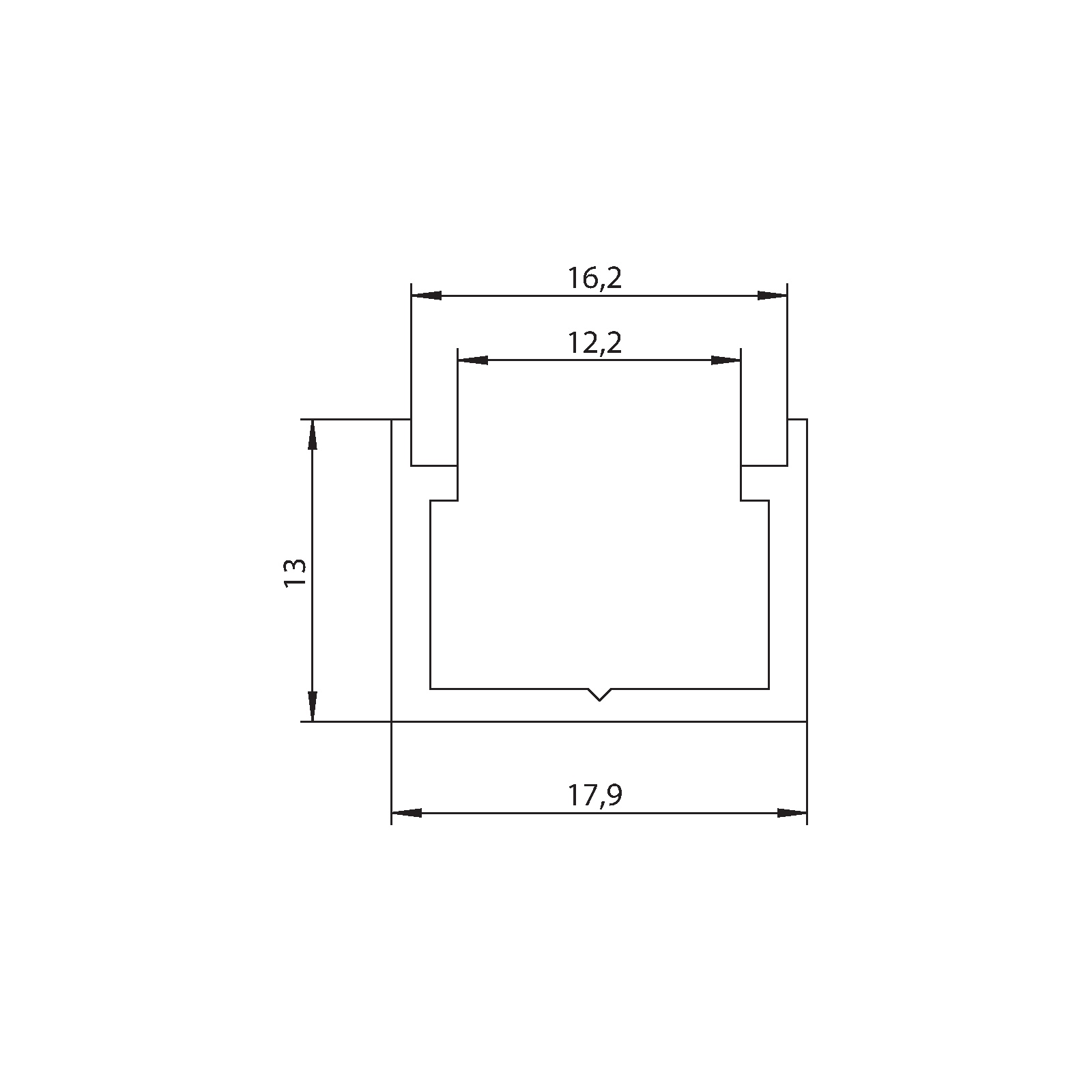 Winkhaus AL Profil 2350MM