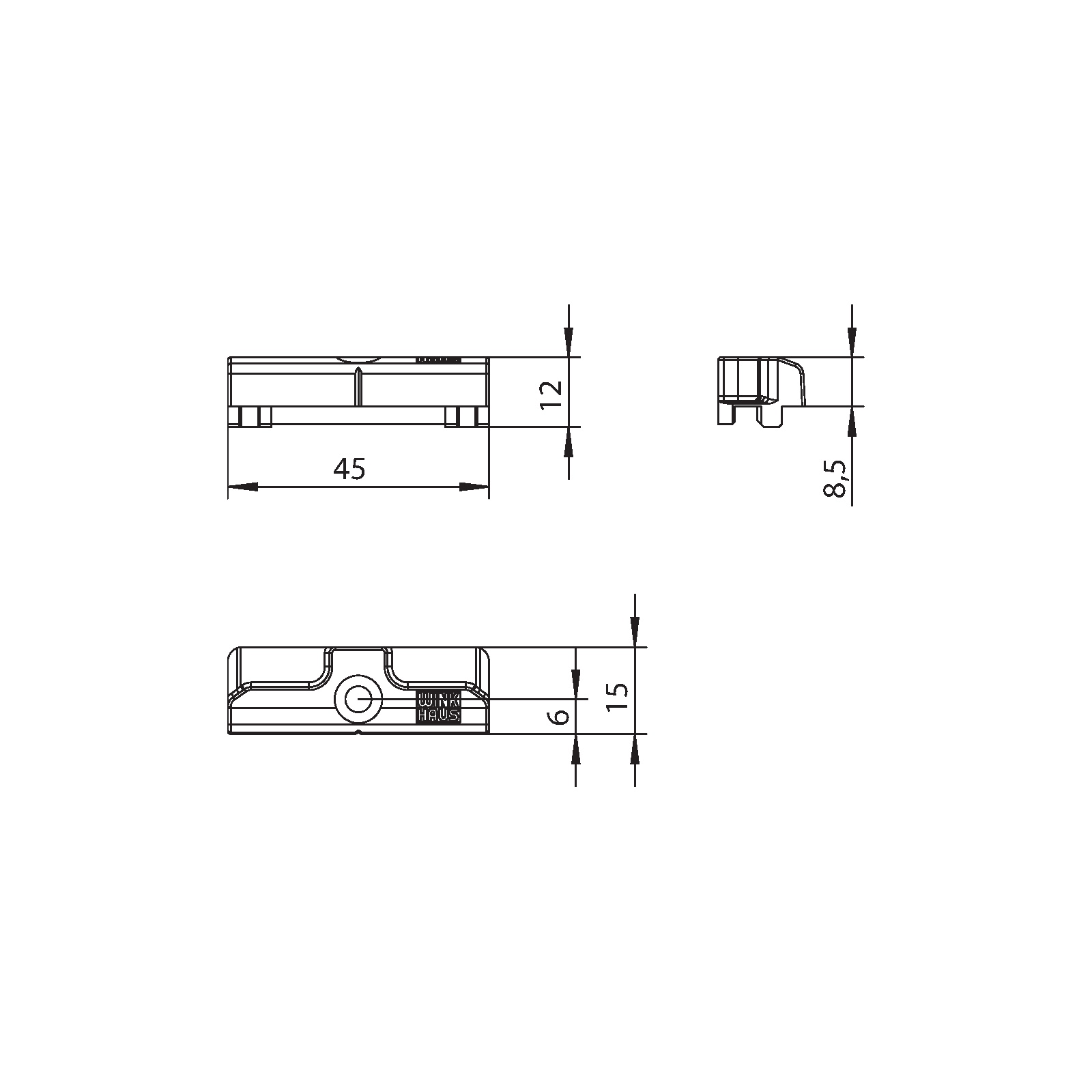 Winkhaus Schließblech SB.U.76