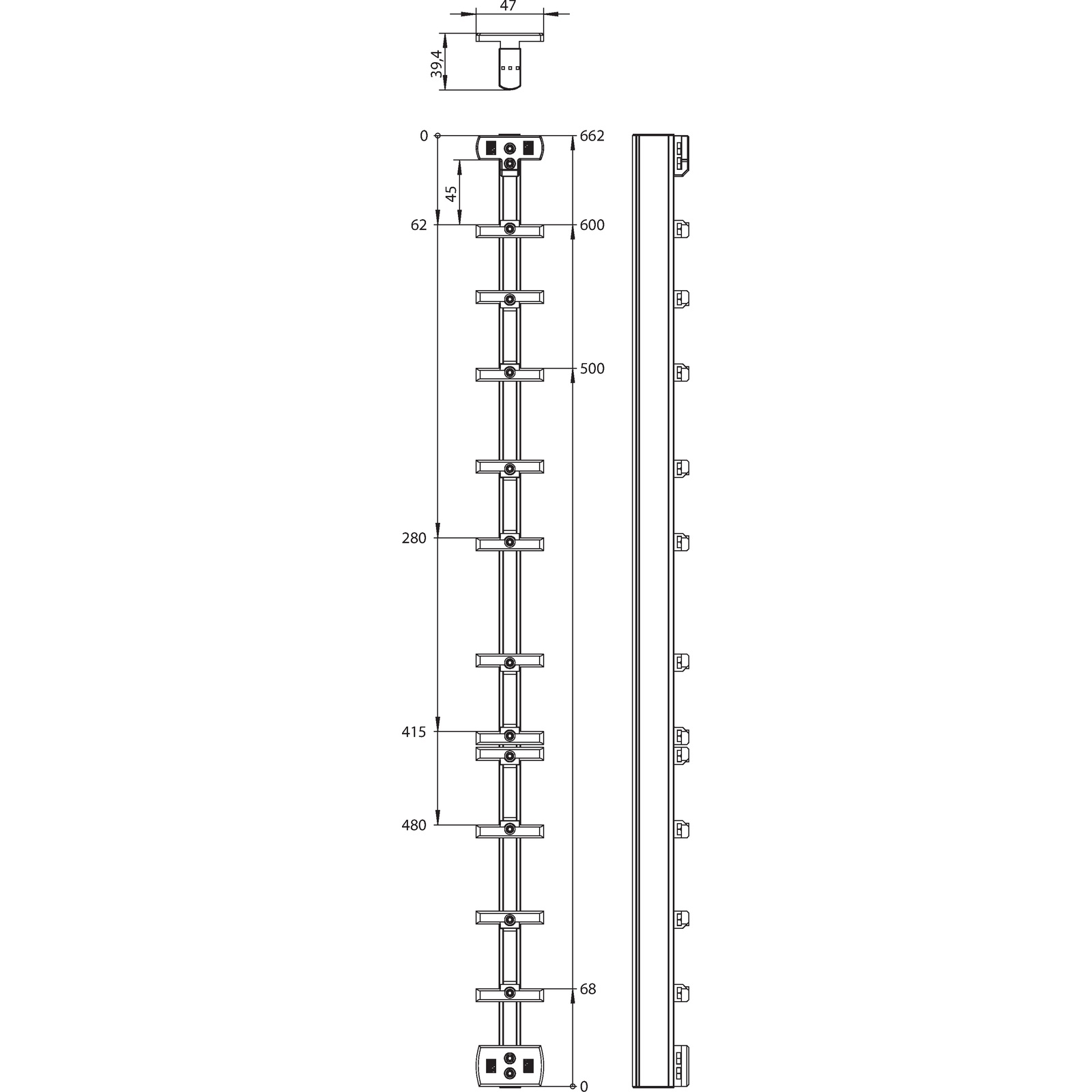 Winkhaus Lehre LE.N.K.U 0751-1100