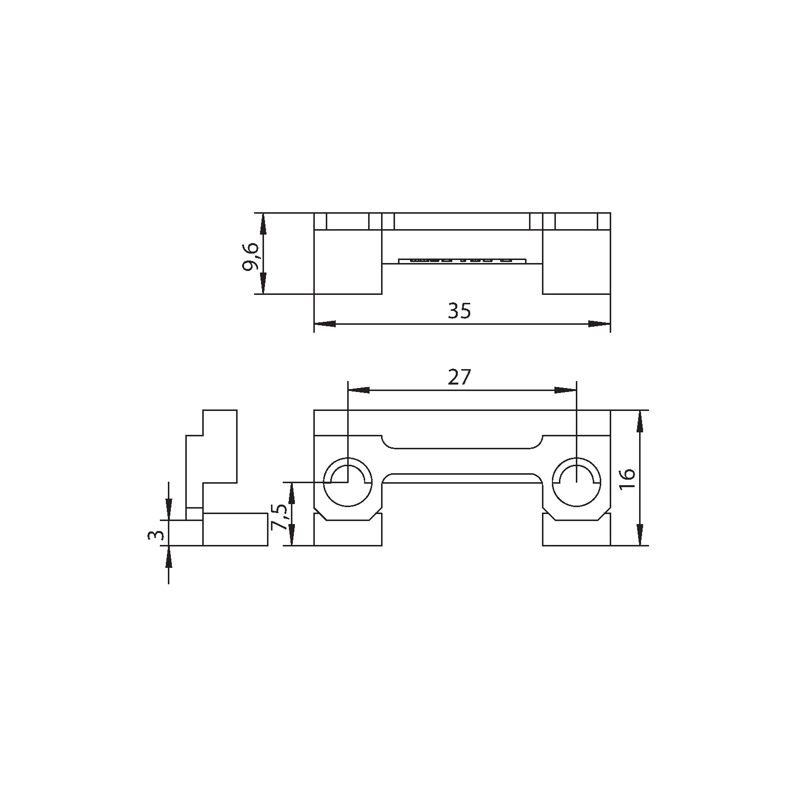 Winkhaus Formteil WSK105N