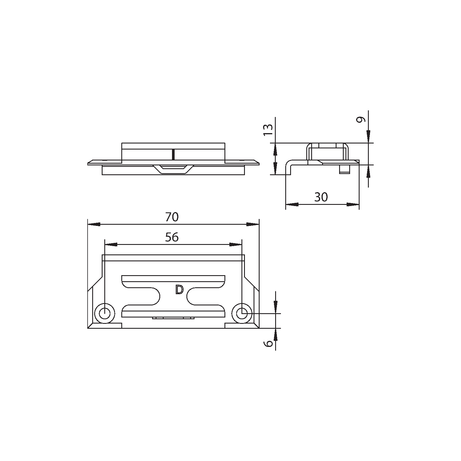 Winkhaus Sicherheitsschließblech SEF1/205 SL