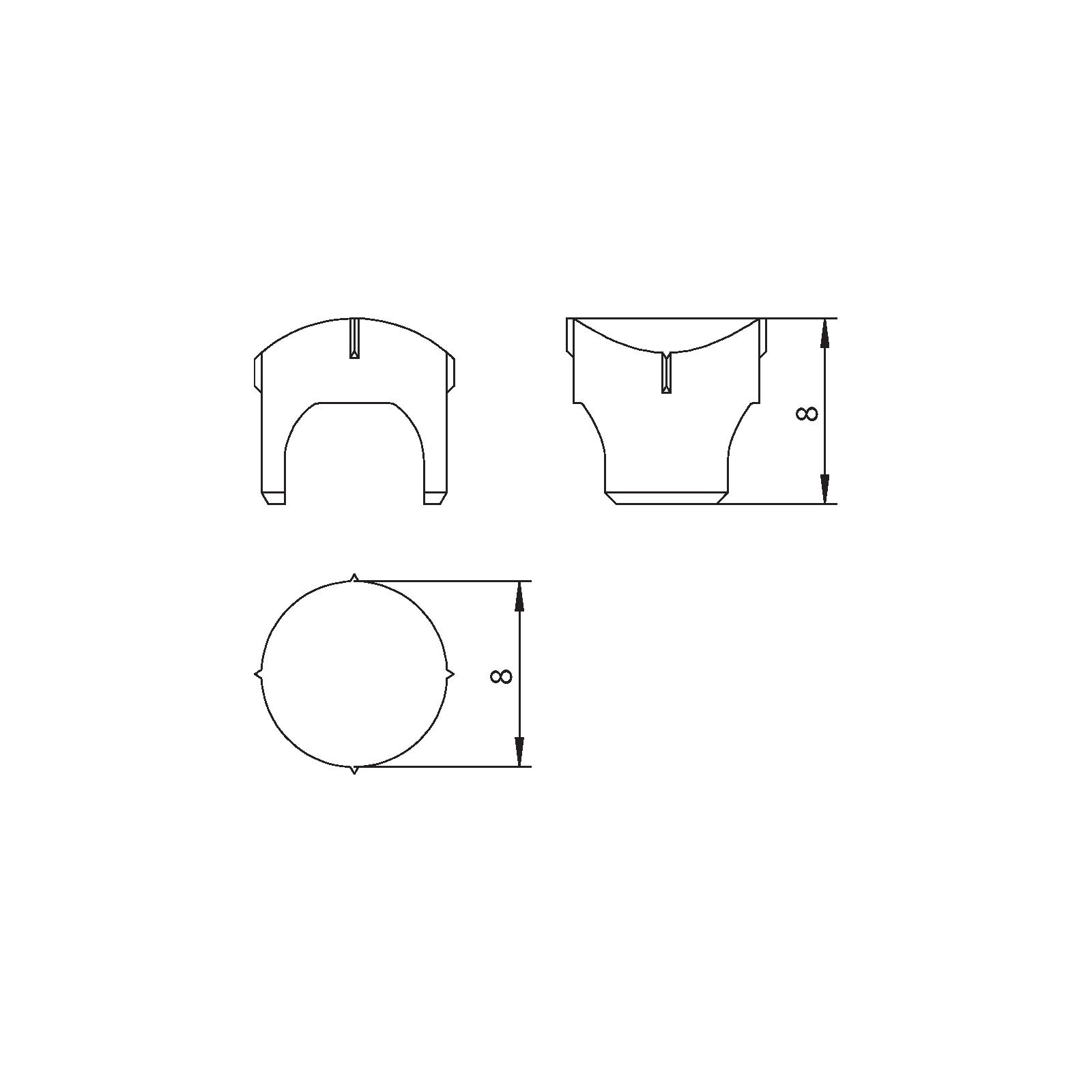 Winkhaus Stopfen S.SL.HT.BR