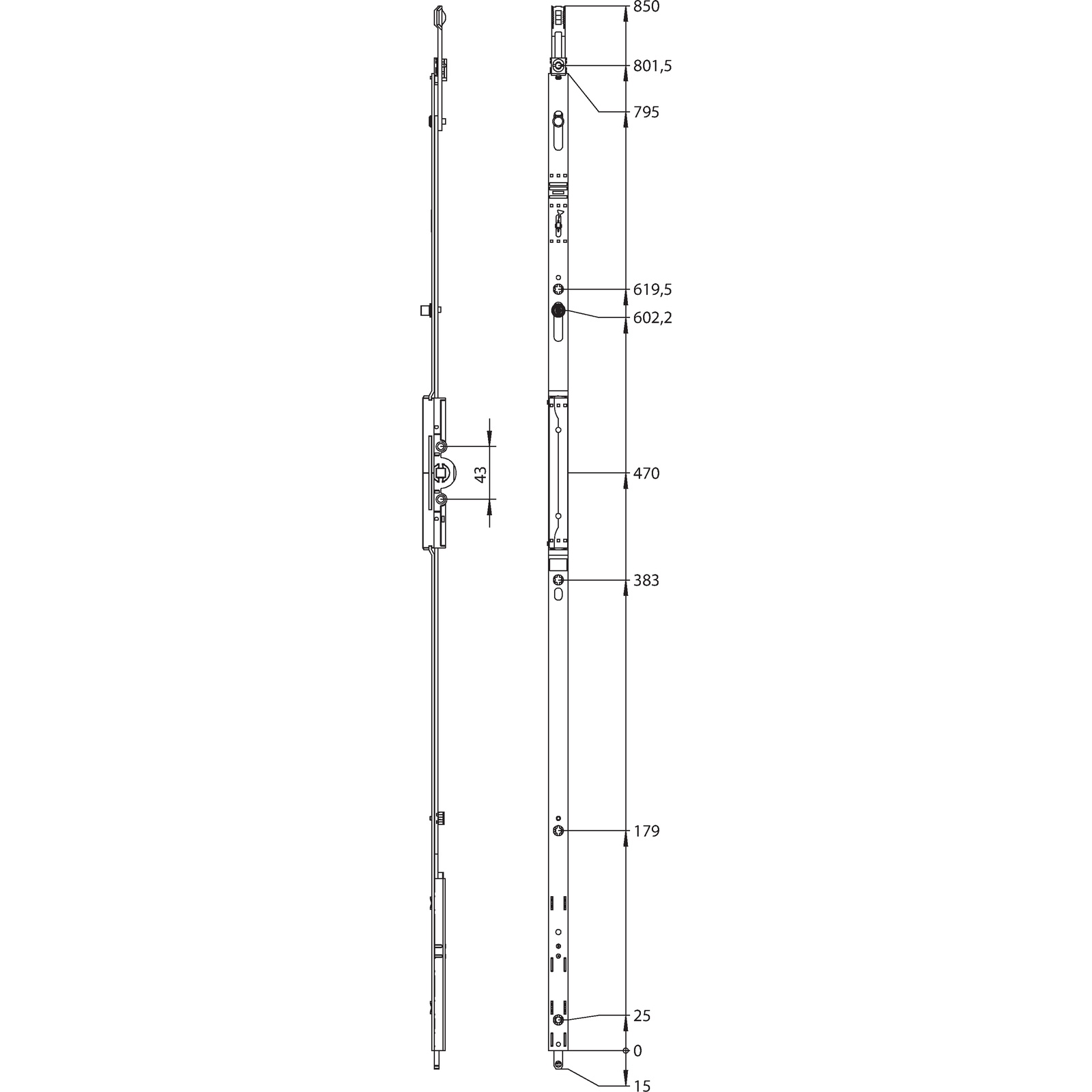 Winkhaus V.Getriebe GK.OF.T.795-1.D7,5